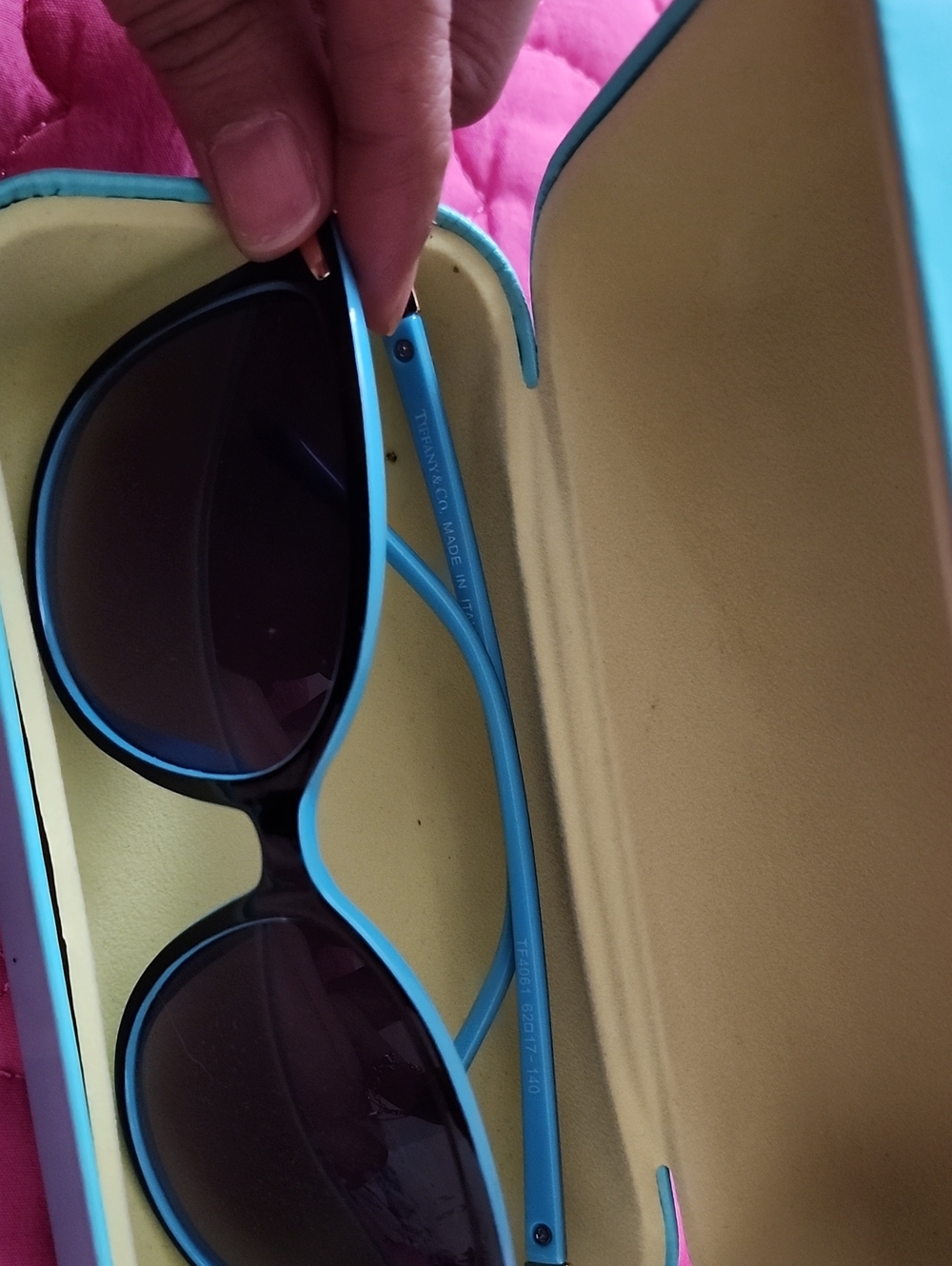 Tiffany & Co. Turquoise and Black Women's Sunglasses